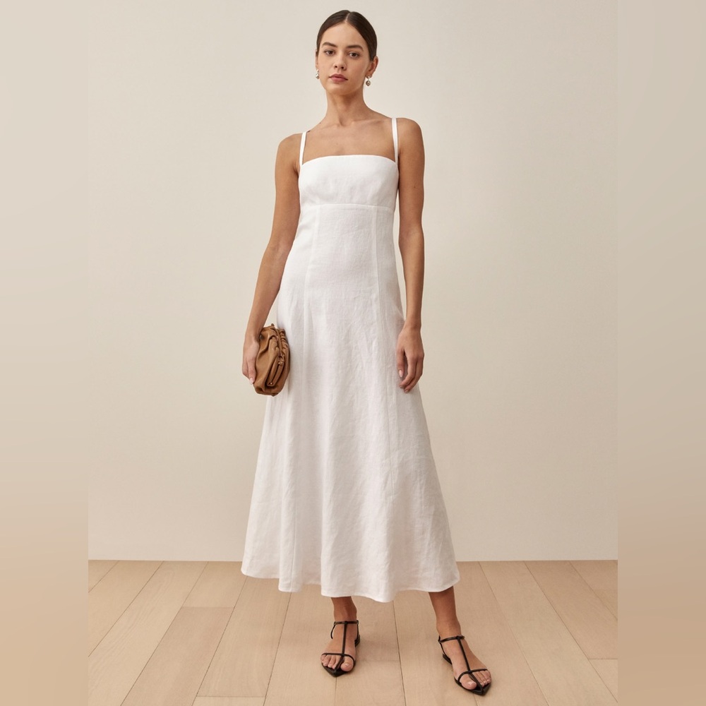NWT Reformation Rai Linen Dress